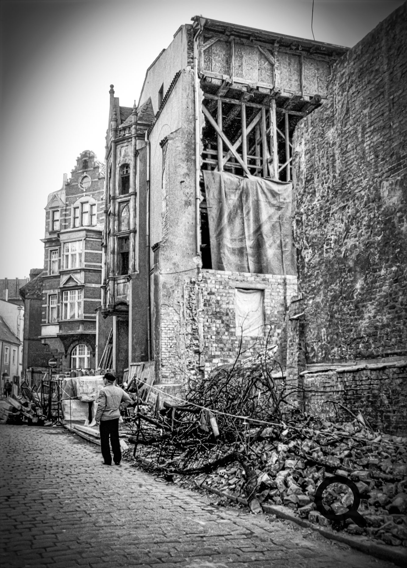 Baustelle in Stralsund