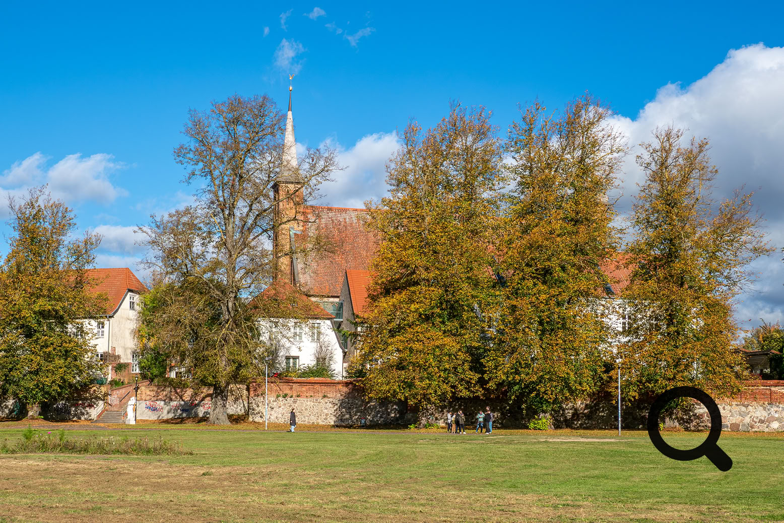 Klarissenkloster Kulisse für Hochzeitsfotos
