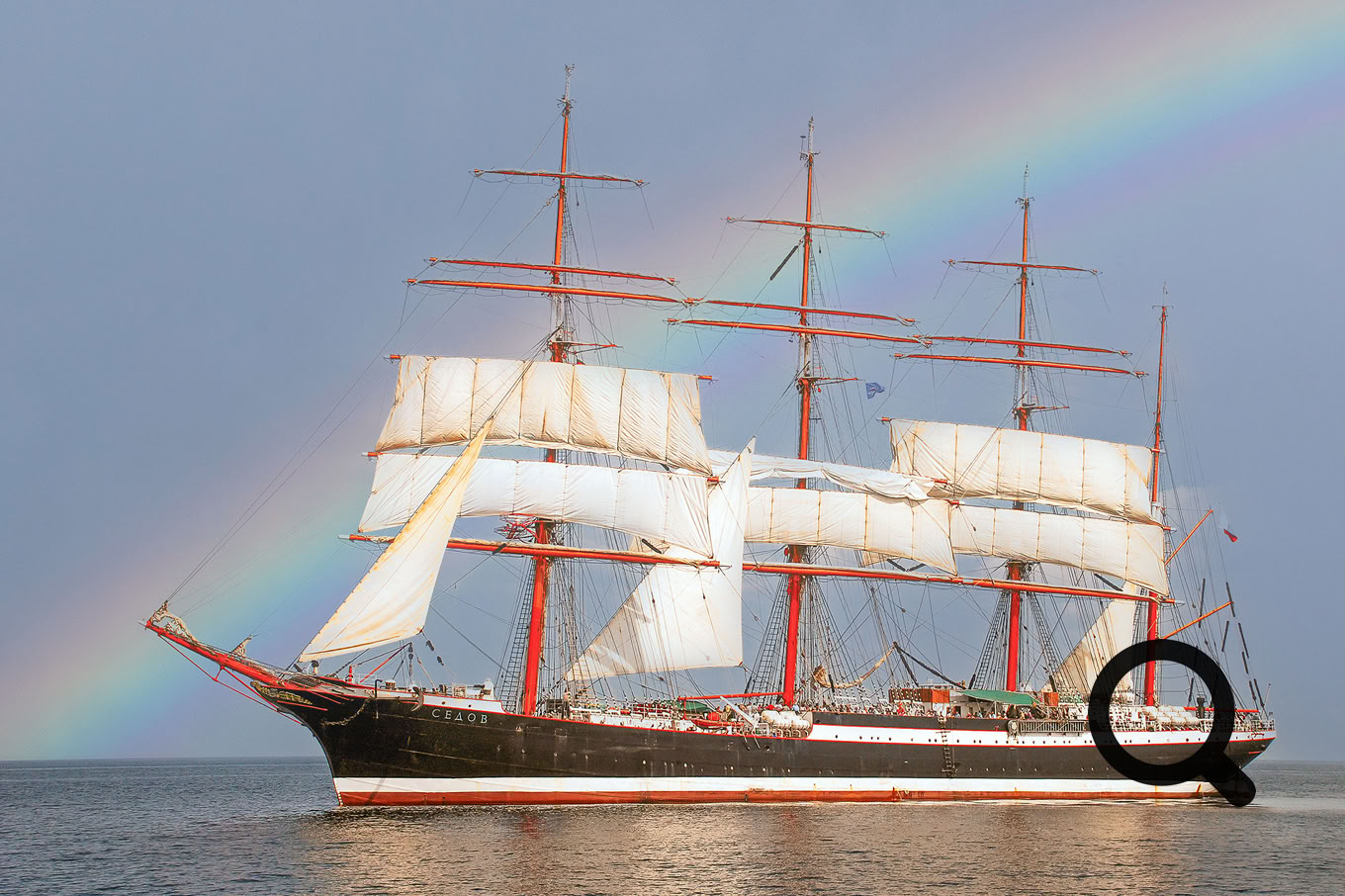 Traditionssegler Sedov in Rostock