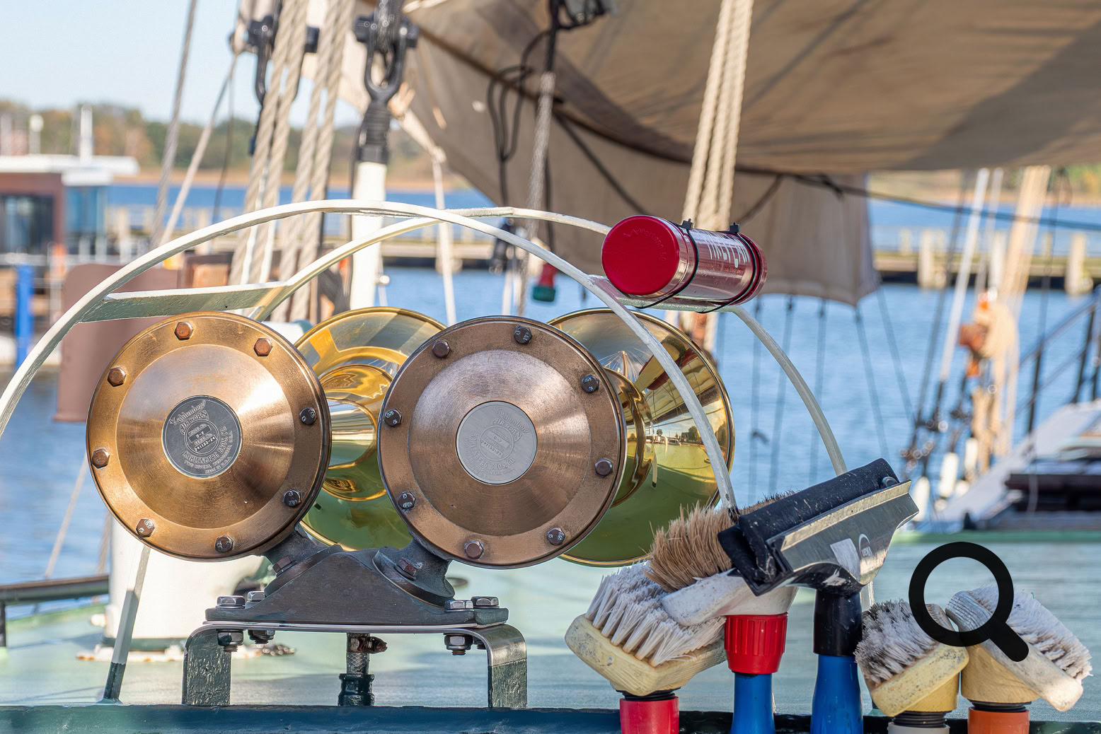 Zweimast-Klipper ELEGANT Hafen Ribnitz