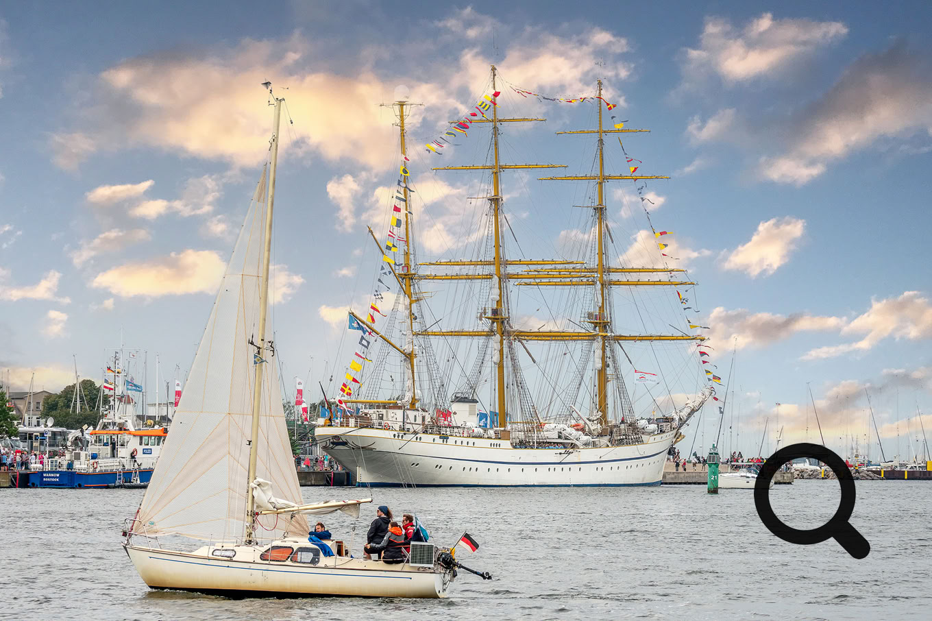 GORCH FOCK, Hanse Sail Rostock