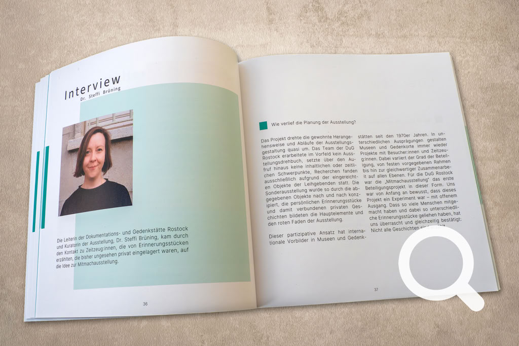 Ausstellungskatalog DuG Rostock Mitmachausstellung 60 aus 40. Protest, Opposition und Verweigerung
