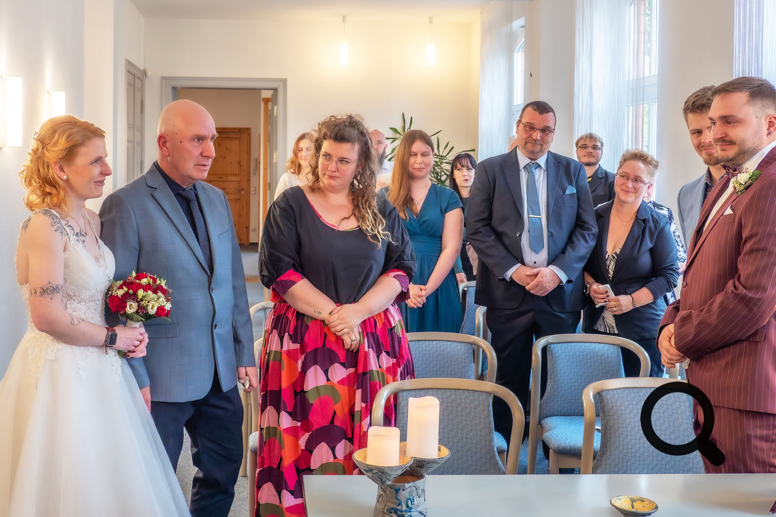 Standesamt Ribnitz-Damgarten Sophies Vater übergibt seine Tochter feierlich an Jean-Pièrre