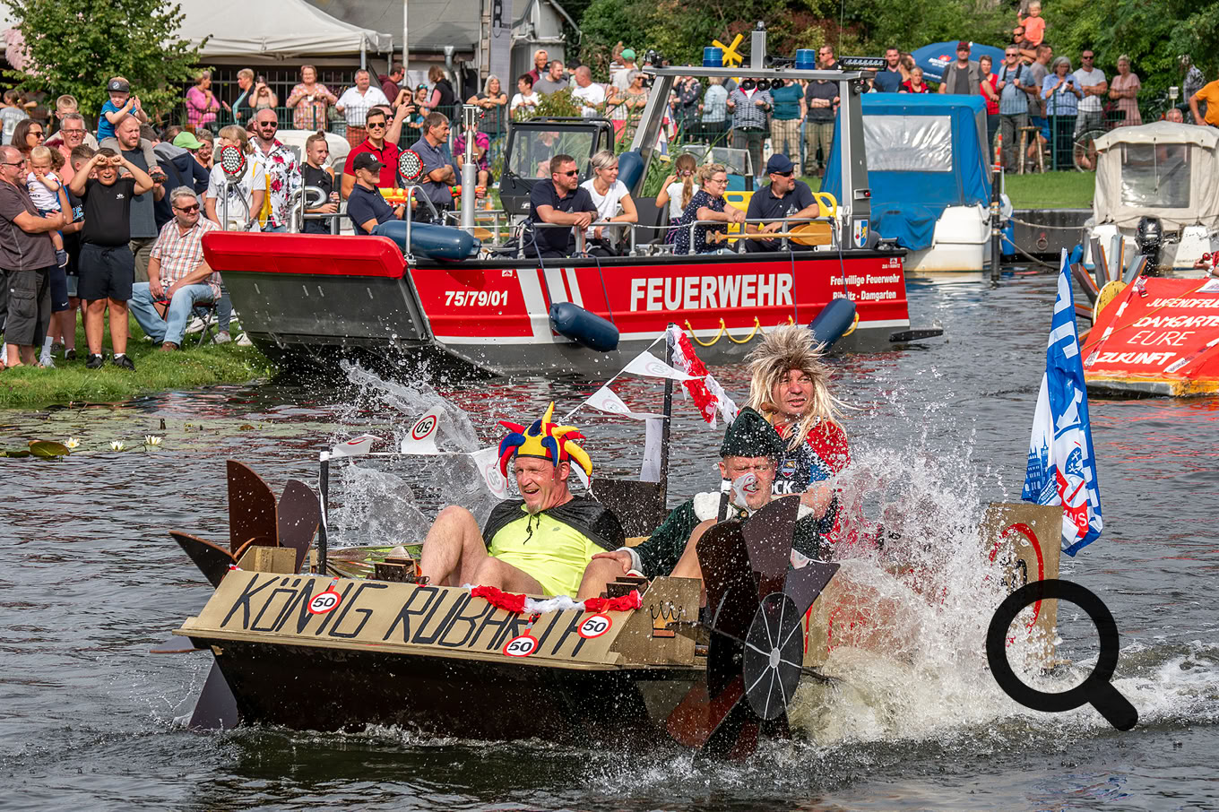 Schnellste Badewanne 19. Badewannenrennen in Damgarten, 05.08.2023
