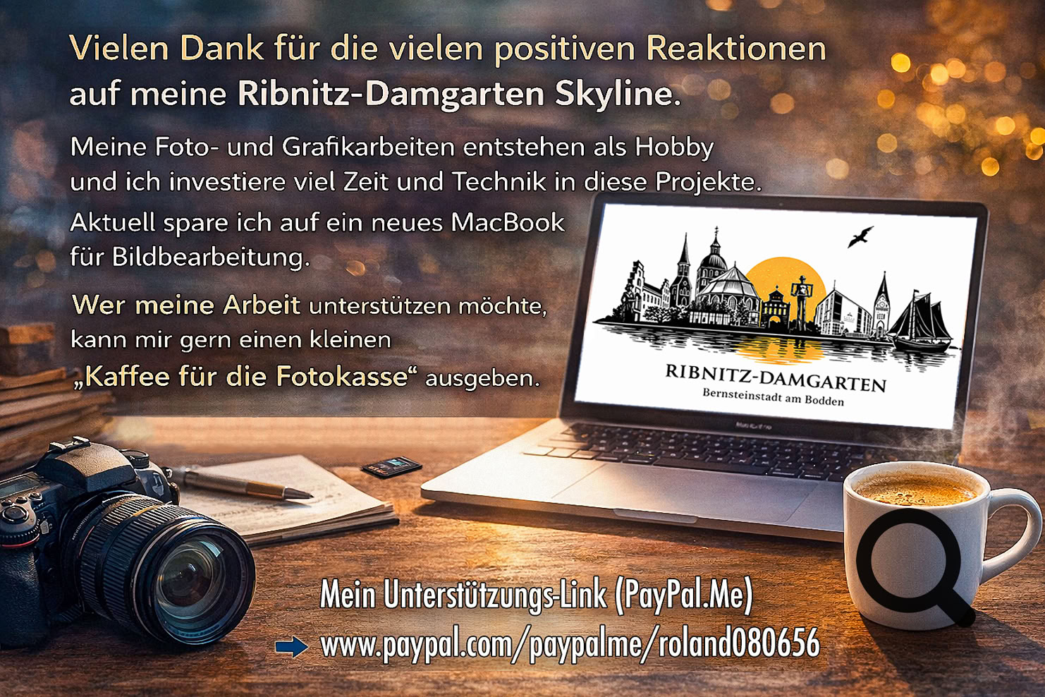 Unterstützung Fotoprojekt