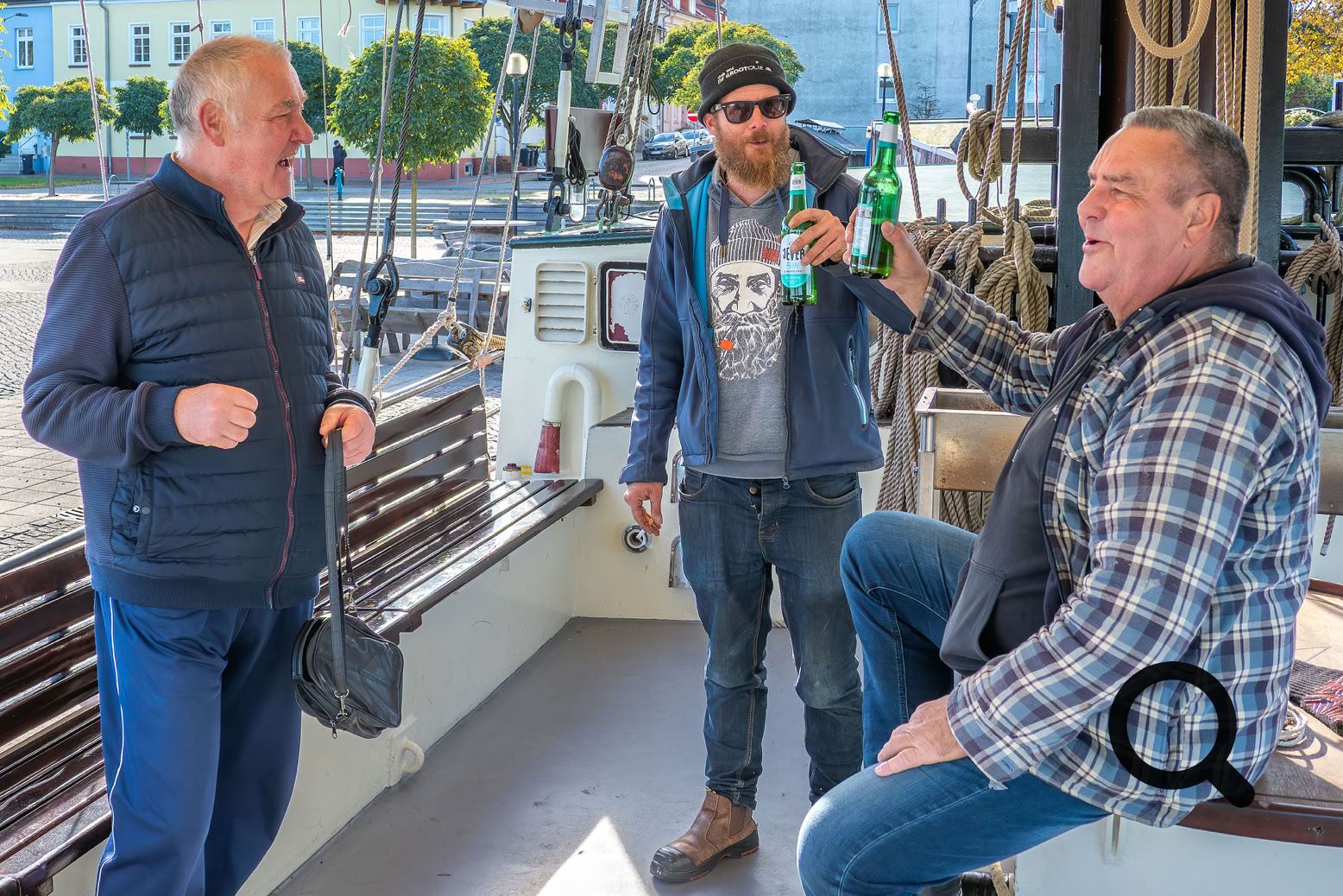 Zweimast-Klipper ELEGANT Hafen Ribnitz