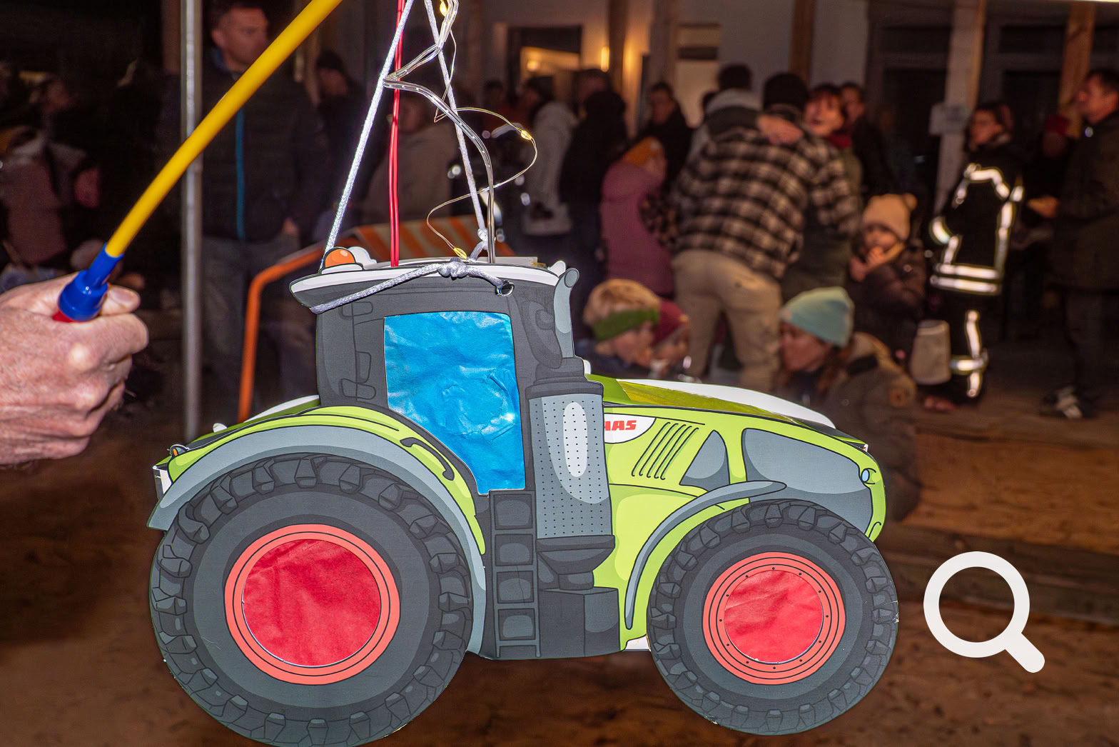 Selbstgebastelte Laterne